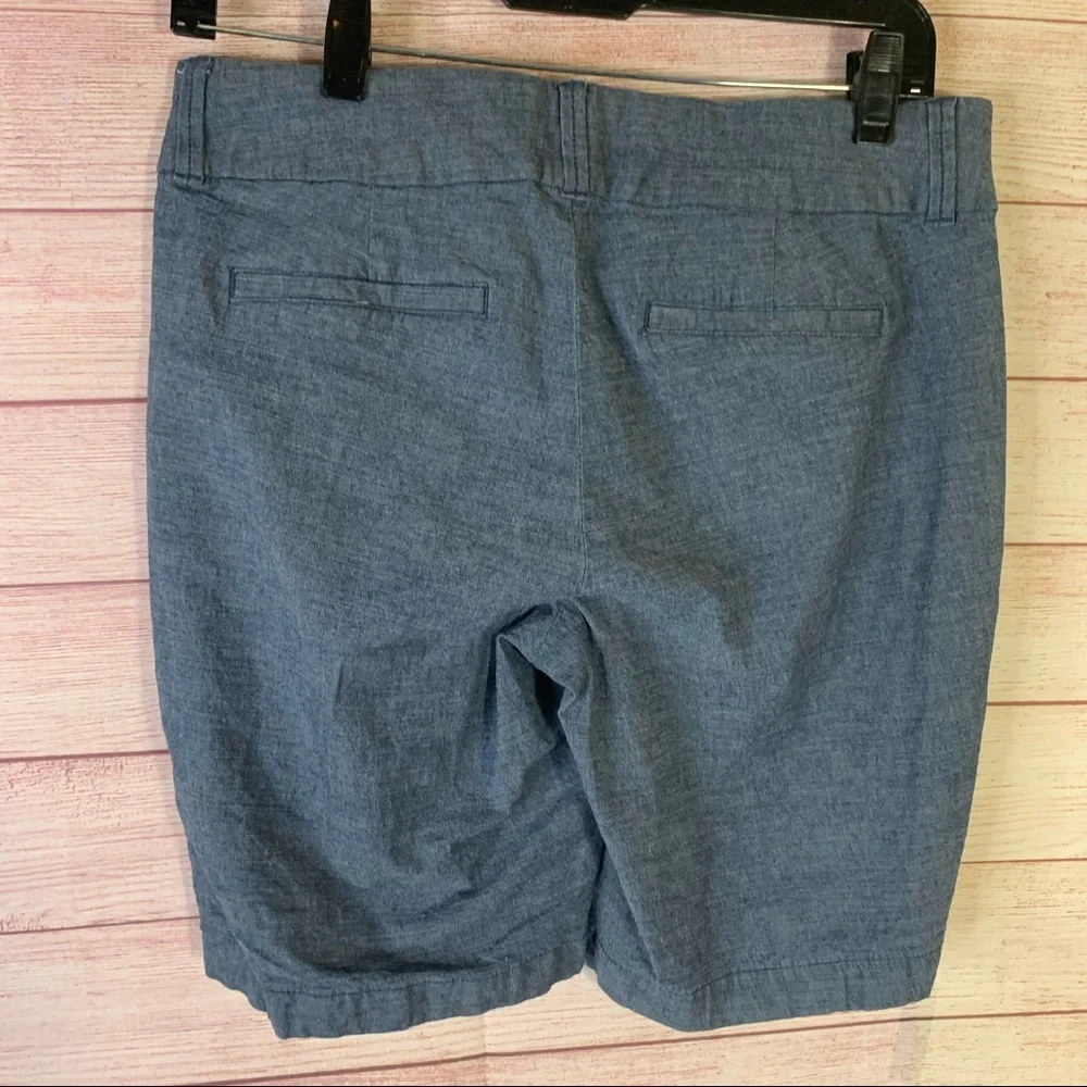 J.Crew Blue Frankie‎ Bermuda Shorts Size 4